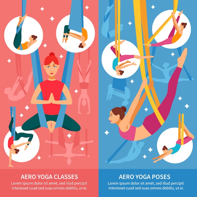 Set di banner Aero Yoga