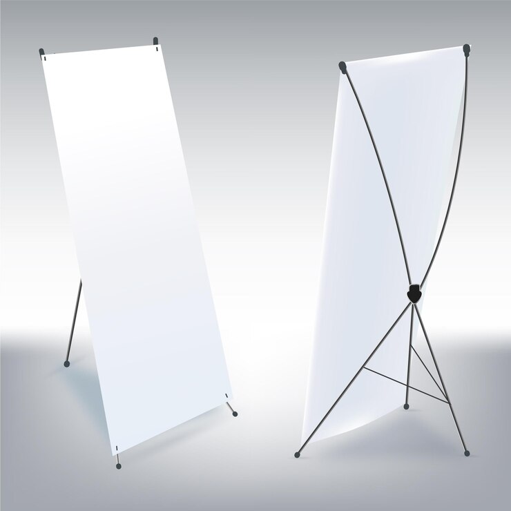 Vettore gratuito set di banner x stand