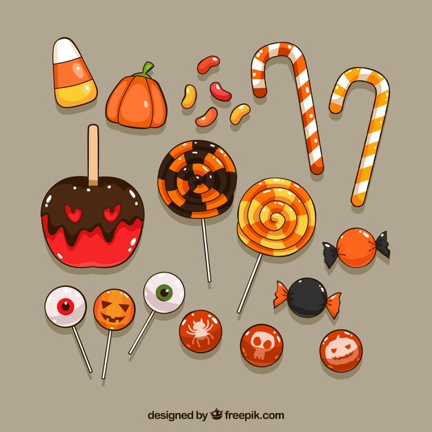 Set di caramelle di partito di Halloween