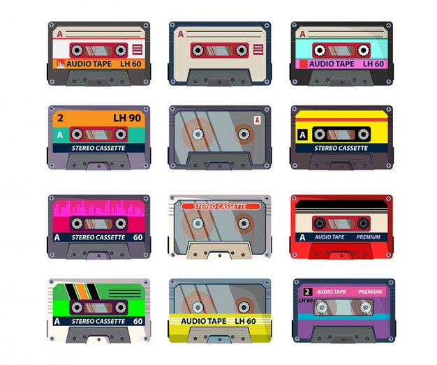 Set di cassette retrò