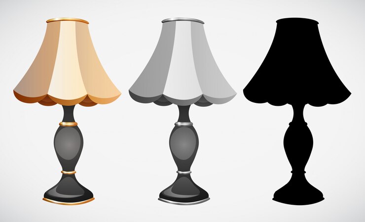 Vettore gratuito set di decorazioni per lampade