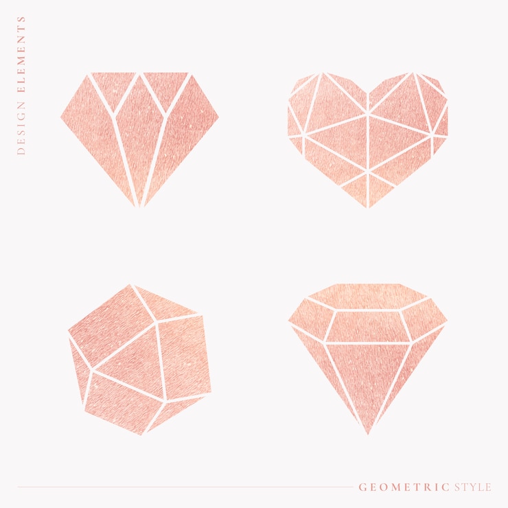 Vettore gratuito set di forme geometriche