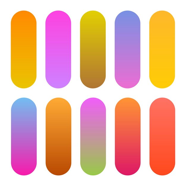 Set di gradienti multicolori