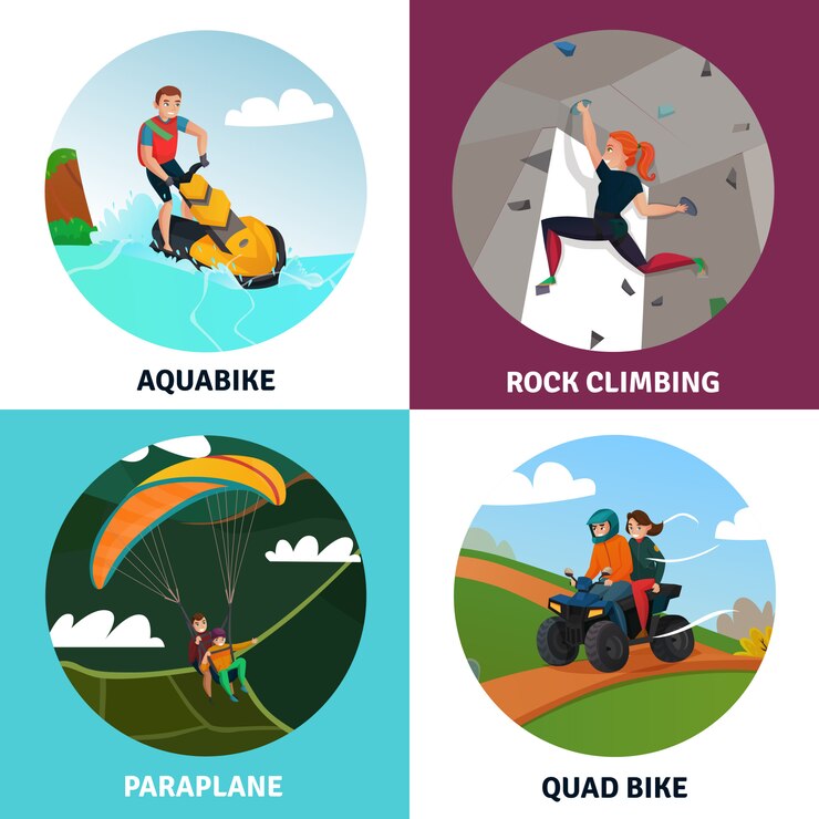 Vettore gratuito set di icone moderne di sport