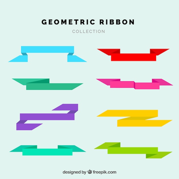 Set di nastri geometrici colorati