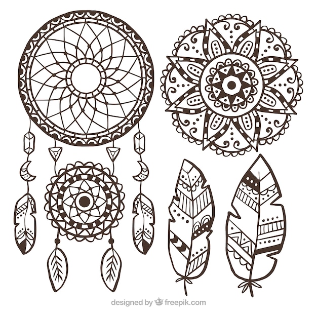 Set di ornamenti Boho