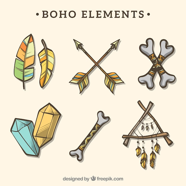 Set di ornamenti Boho