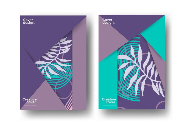 Vettore gratuito set di sfondi di illustrazioni astratte vettoriali per la copertina di riviste sui sogni design futuro e poster pazzi di fantasia spaziale