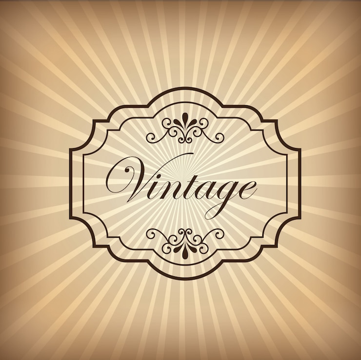 Vettore gratuito sfondamento vintage