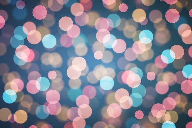 Sfondi bokeh a luccioli astratti non focalizzati