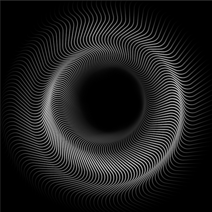 Vettore gratuito sfondi di illusione ottica realistici