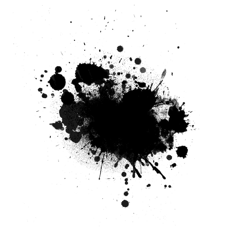 Vettore gratuito sfondi di inchiostro grunge