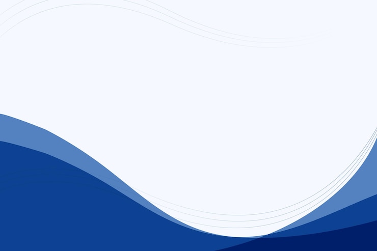 Vettore gratuito sfondio a curva blu semplice per le imprese