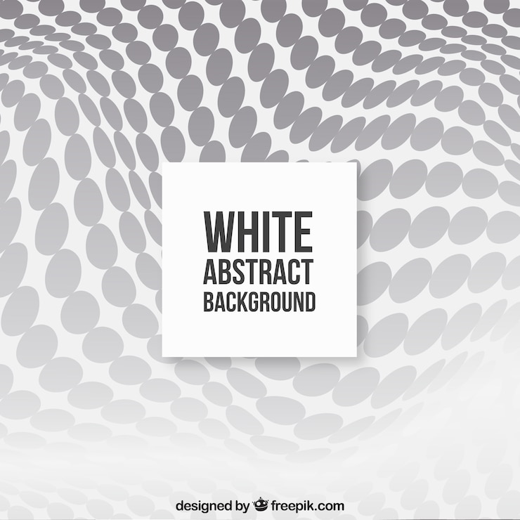 Vettore gratuito sfondio astratto in colore bianco