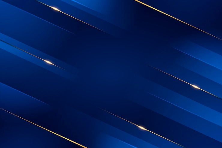 Vettore gratuito sfondio blu e dorato di lusso