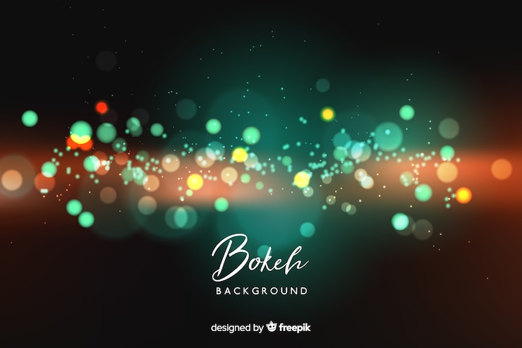 Vettore gratuito sfondio bokeh luminoso