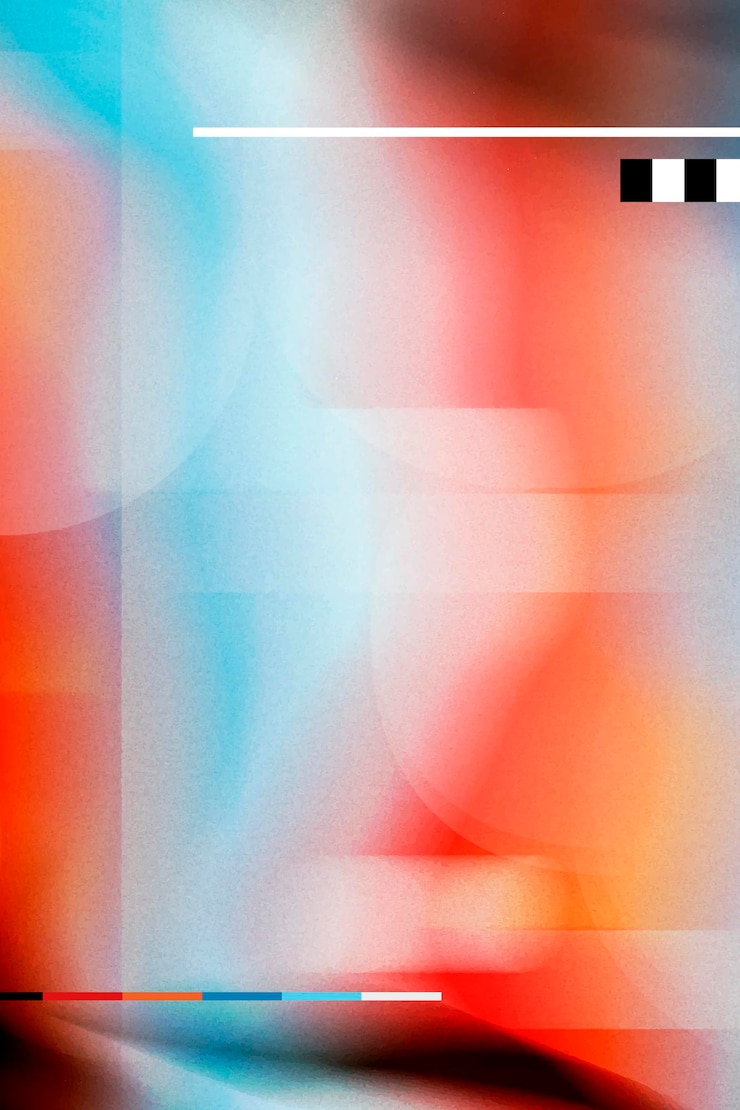 Vettore gratuito sfondio di distorsione a effetto glitch colorato