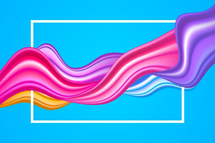 Vettore gratuito sfondio di flusso colorato