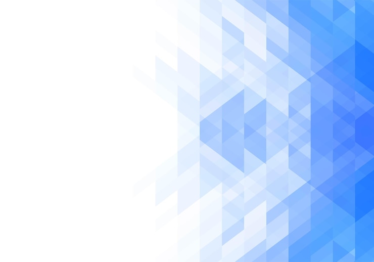 Vettore gratuito sfondio di forme geometriche blu astratte