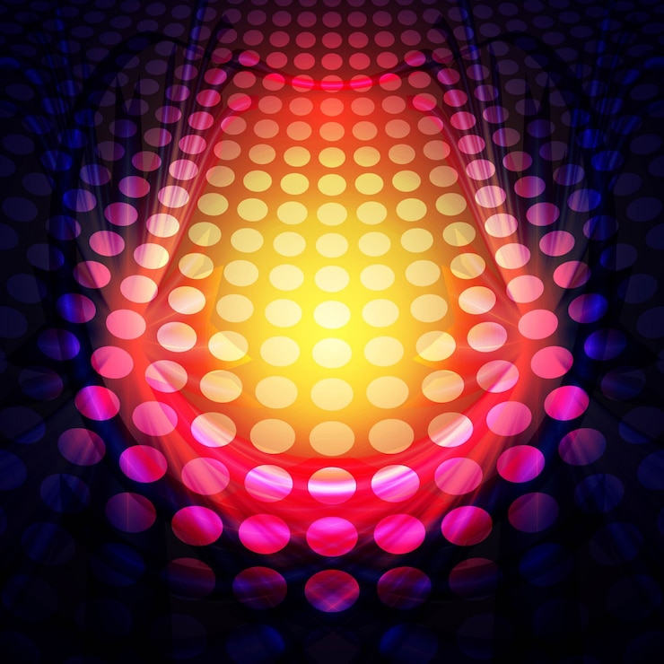 Vettore gratuito sfondio di luci colorate moderne
