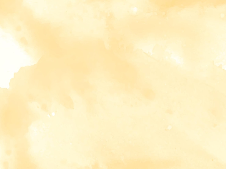 Vettore gratuito sfondio di texture a pennellata di acquerello giallo morbido
