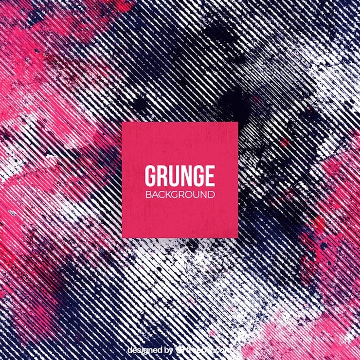 Vettore gratuito sfondio grunge con macchie di vernice e linee