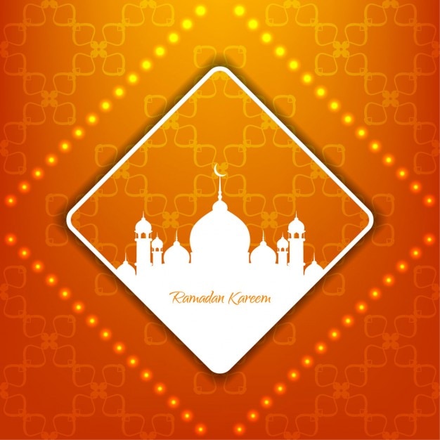 Vettore gratuito sfondio islamico ornamentale elegante