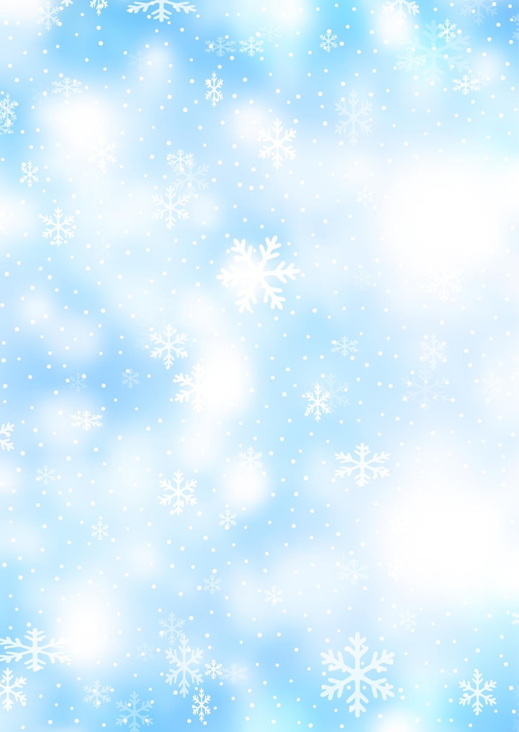 Vettore gratuito sfondio natalizio con un disegno di fiocchi di neve che cadono