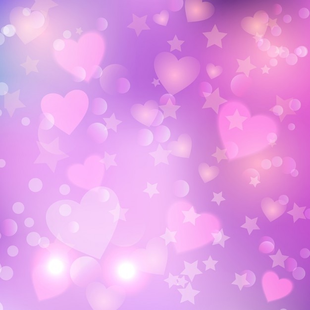 Vettore gratuito sfondio rosa con cuori