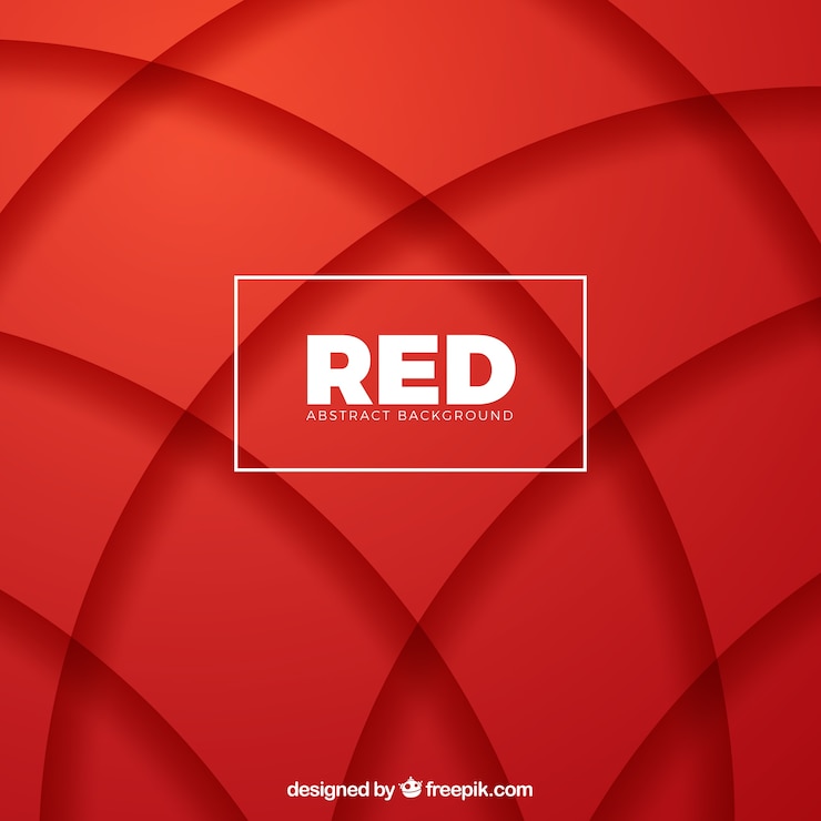 Vettore gratuito sfondio rosso con forme diverse