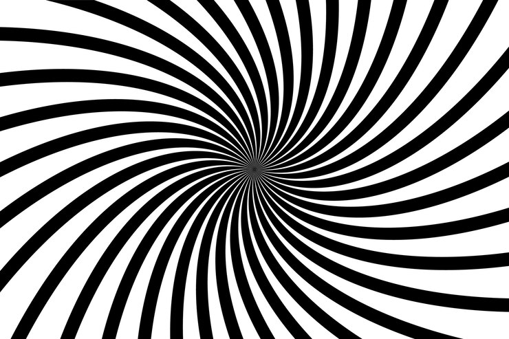 Vettore gratuito sfondo a cerchio a spirale a disegno piatto