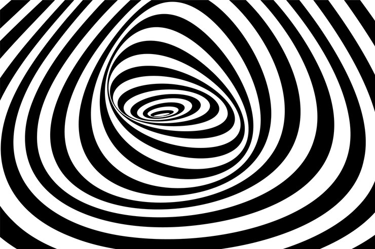 Vettore gratuito sfondo a cerchio a spirale a disegno piatto