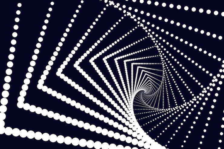 Vettore gratuito sfondo a cerchio a spirale a disegno piatto