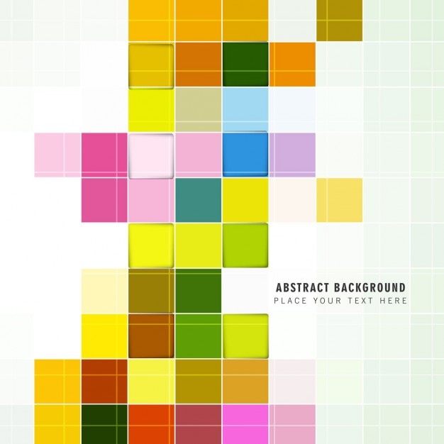 Vettore gratuito sfondo a mosaico colorato