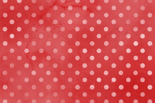 Sfondo a pois rosso acquerello