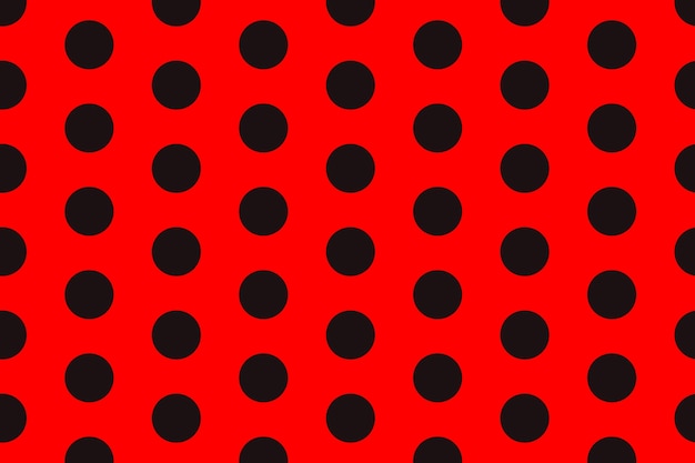 Sfondo a pois rosso design piatto