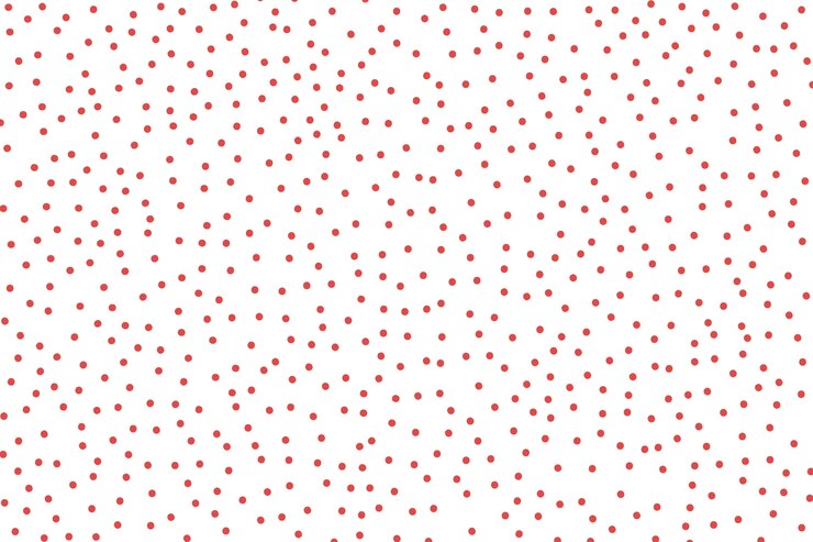 Vettore gratuito sfondo a pois rosso disegnato a mano