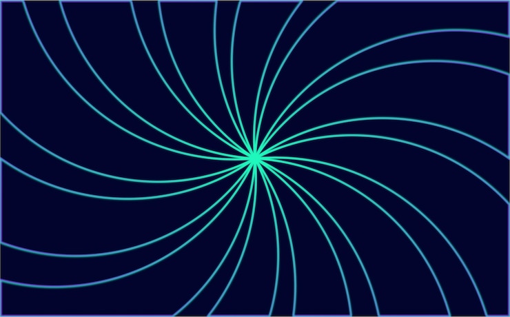 Vettore gratuito sfondo al neon lineart