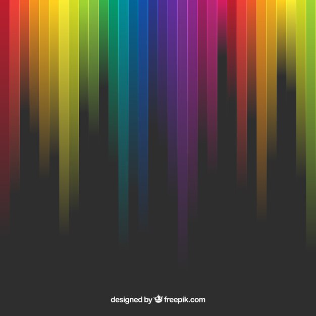 Sfondo arcobaleno colorato