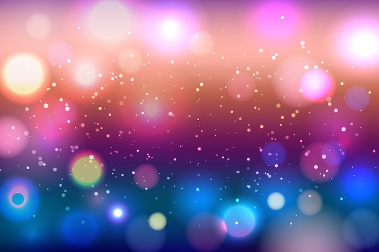 Vettore gratuito sfondo artistico bokeh