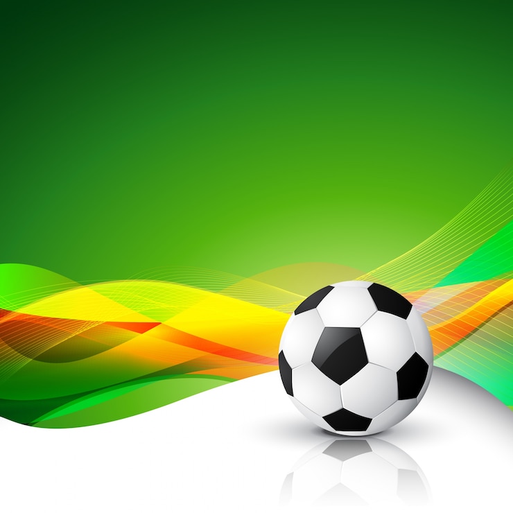 Vettore gratuito sfondo astratto calcio