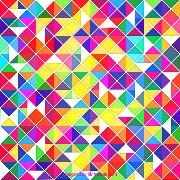 Sfondo astratto colorato con triangoli