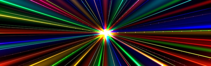 Vettore gratuito sfondo astratto con linee rette colorate