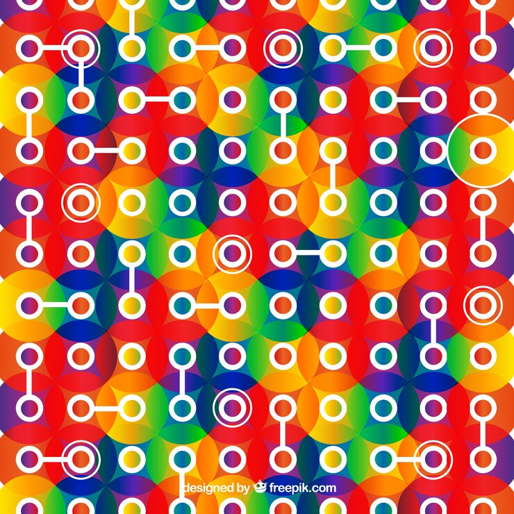 Vettore gratuito sfondo astratto con spot colorati
