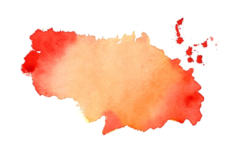 Vettore gratuito sfondo astratto di macchie di inchiostro di colore rosso artistiche e disordinate