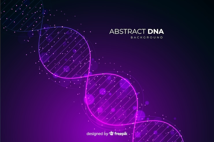 Vettore gratuito sfondo astratto dna