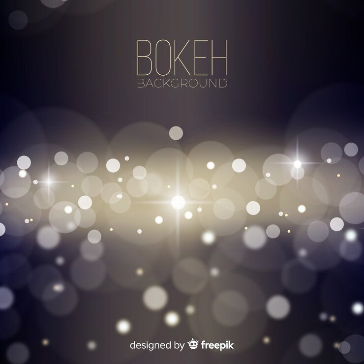 Vettore gratuito sfondo bokeh astratto