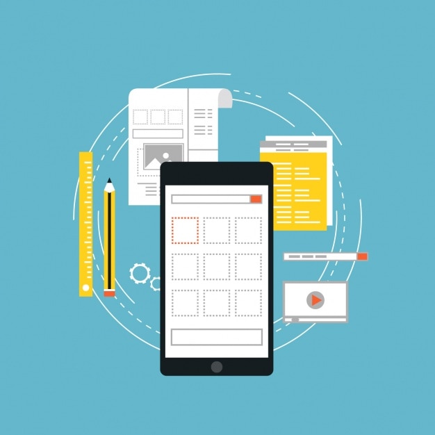 Vettore gratuito sfondo cellulare