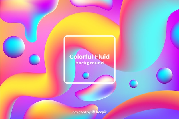 Sfondo colorato forme fluide