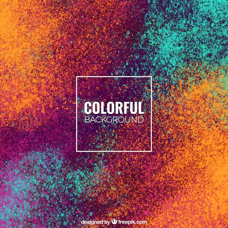 Vettore gratuito sfondo colorato in turchese e ocra